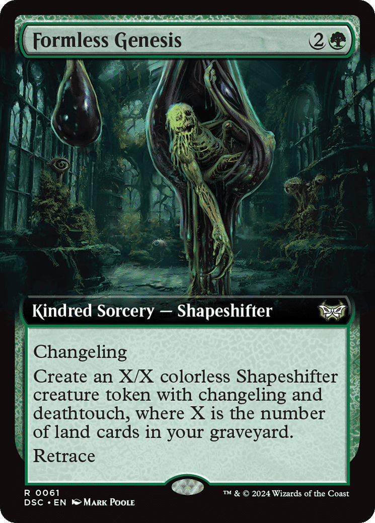 Formless Genesis — Duskmourn: House of Horror Commander — Magic: The Gathering
