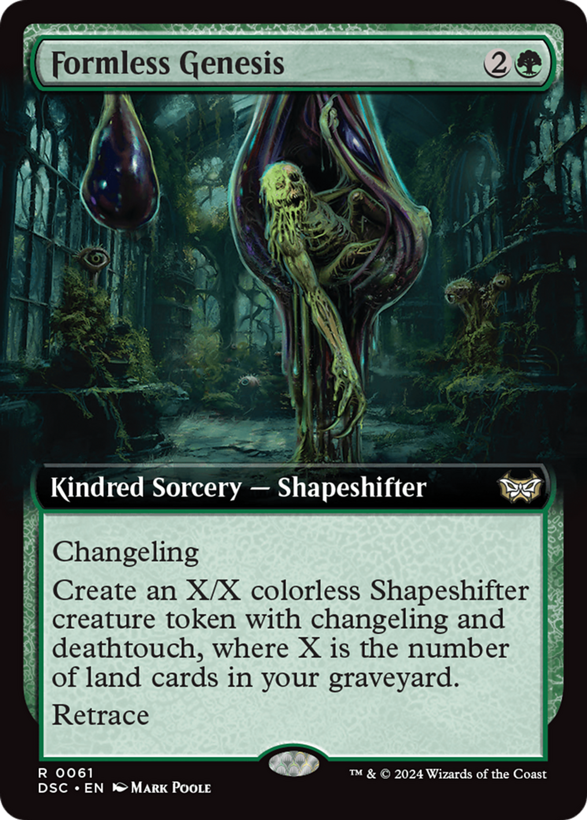 Formless Genesis — Duskmourn: House of Horror Commander — Magic: The Gathering