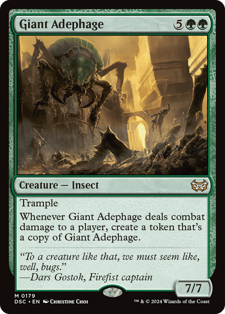 Giant Adephage — Duskmourn: House of Horror Commander — Magic: The Gathering