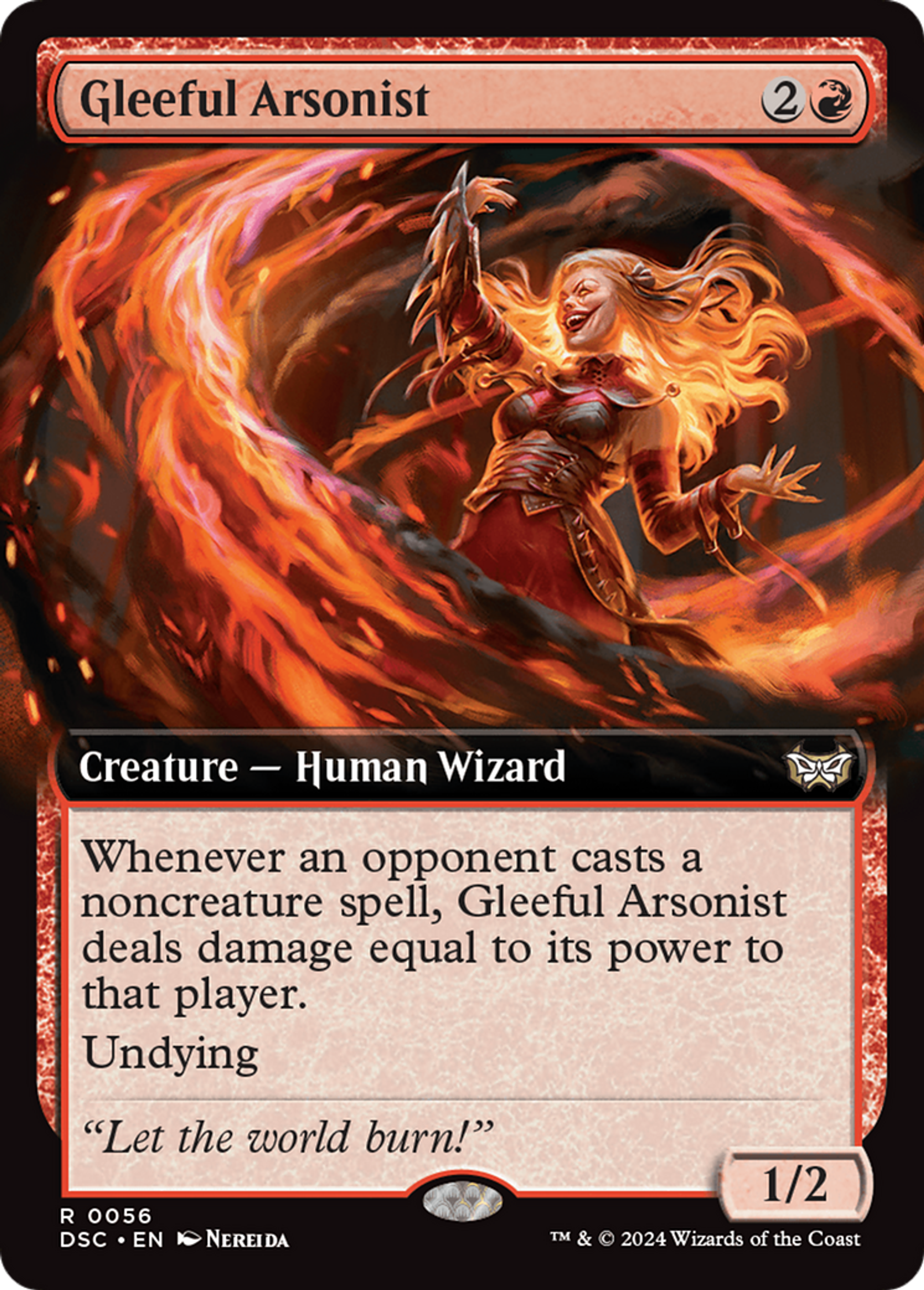 Gleeful Arsonist — Duskmourn: House of Horror Commander — Magic: The Gathering