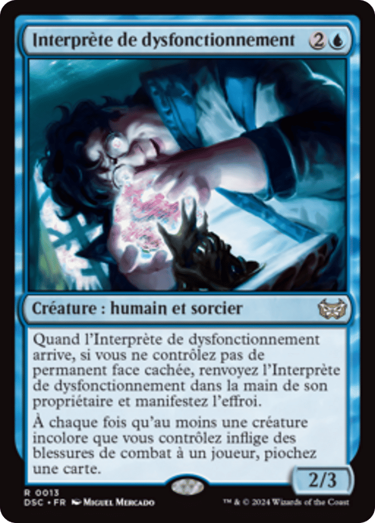 Interprète de dysfonctionnement — Duskmourn: House of Horror Commander — Magic: The Gathering