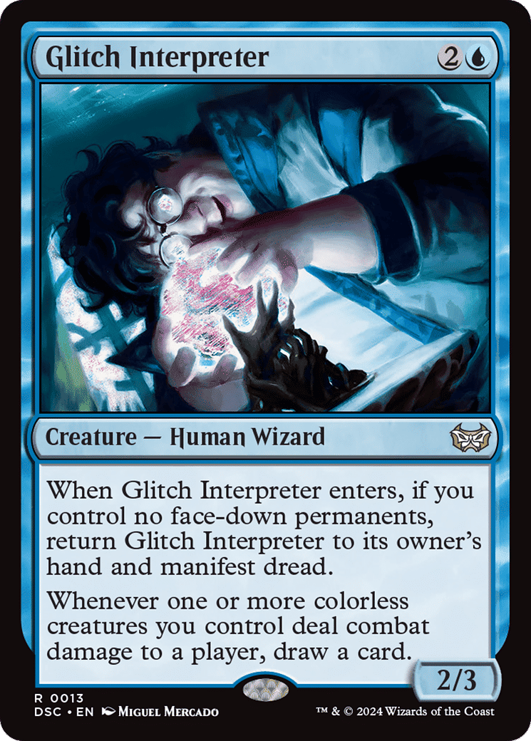 Glitch Interpreter — Duskmourn: House of Horror Commander — Magic: The Gathering