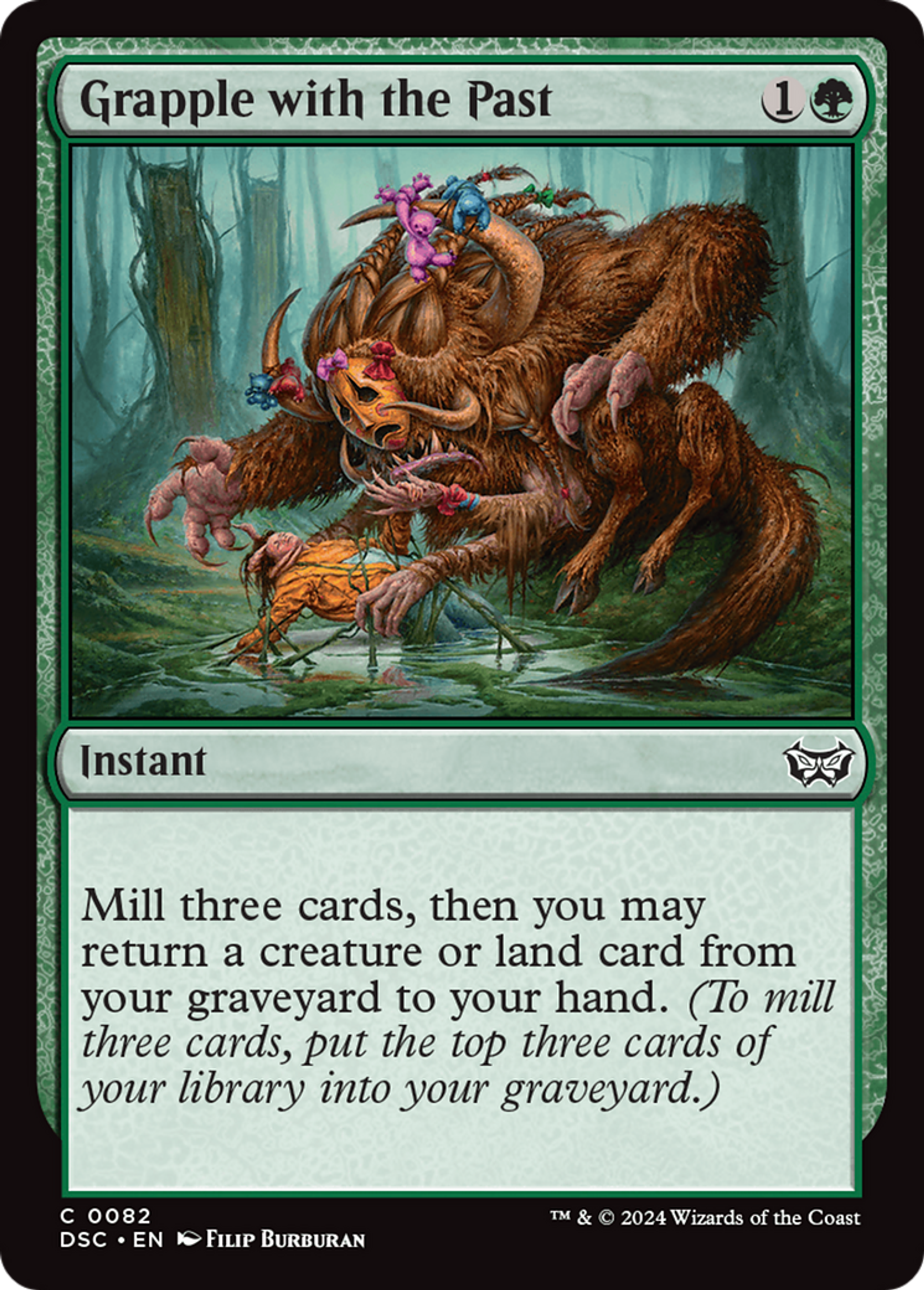 Grapple with the Past — Duskmourn: House of Horror Commander — Magic: The Gathering