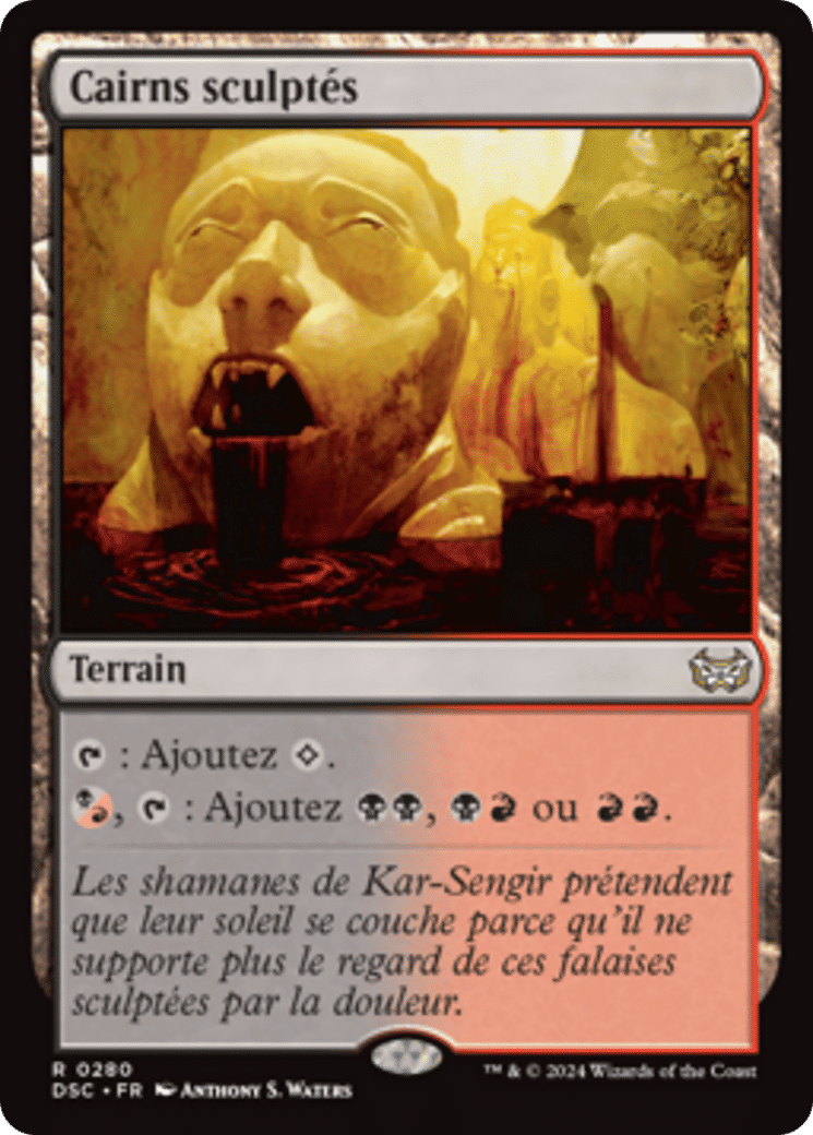Cairns sculptés — Duskmourn: House of Horror Commander — Magic: The Gathering