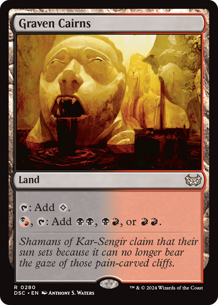 Graven Cairns — Duskmourn: House of Horror Commander — Magic: The Gathering