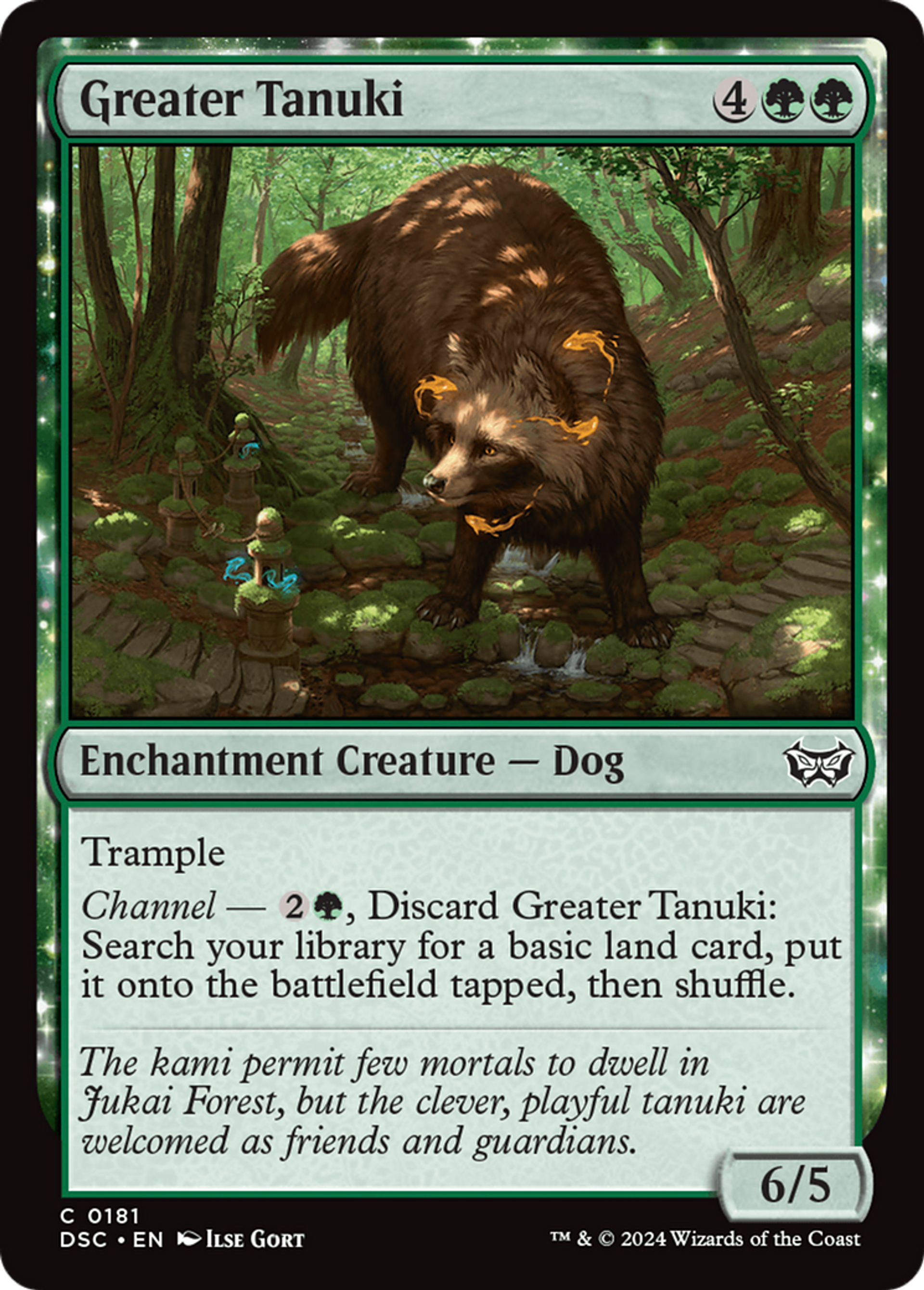 Grand tanuki — Duskmourn: House of Horror Commander — Magic: The Gathering