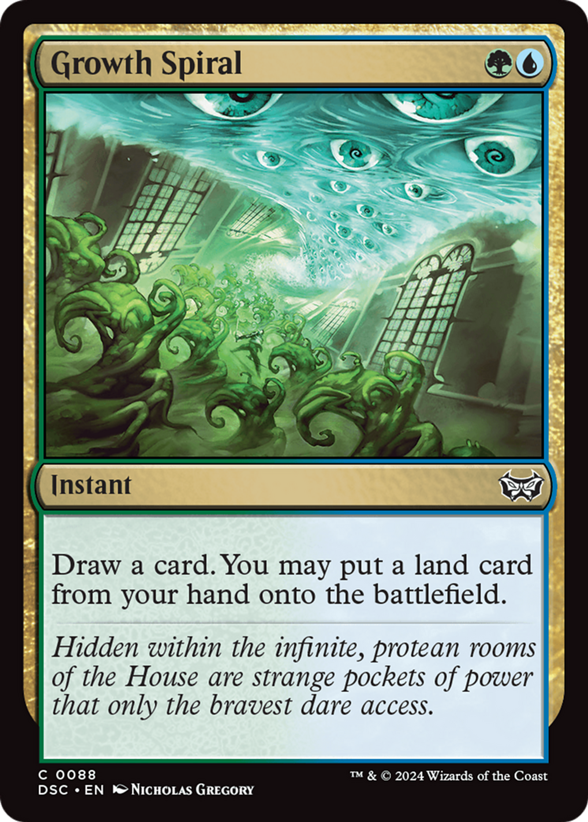 Spirale de croissance — Duskmourn: House of Horror Commander — Magic: The Gathering