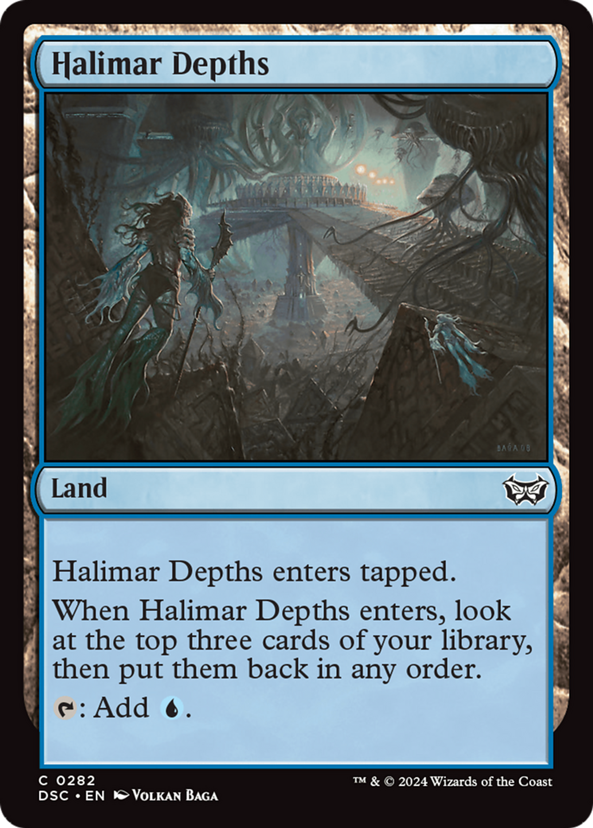 Profondeurs de Halimar — Duskmourn: House of Horror Commander — Magic: The Gathering