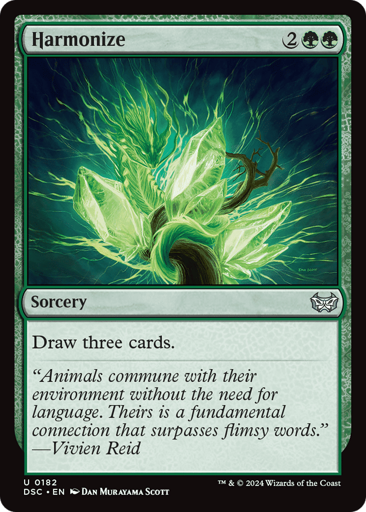 Harmonize — Duskmourn: House of Horror Commander — Magic: The Gathering