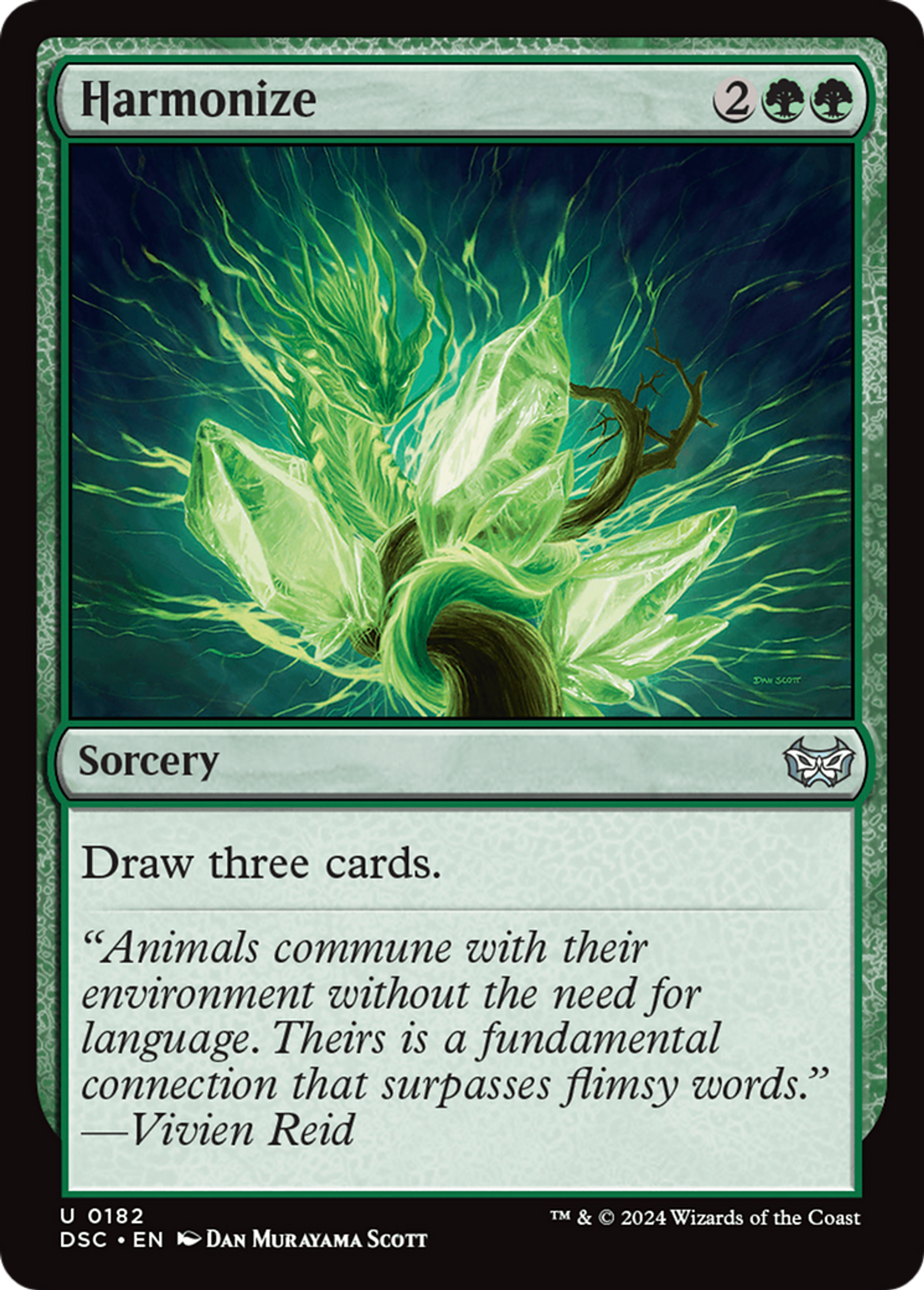 Harmonize — Duskmourn: House of Horror Commander — Magic: The Gathering