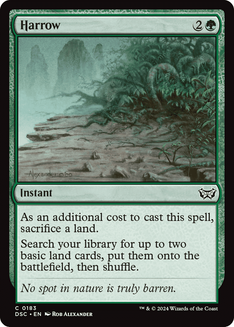 Harrow — Duskmourn: House of Horror Commander — Magic: The Gathering