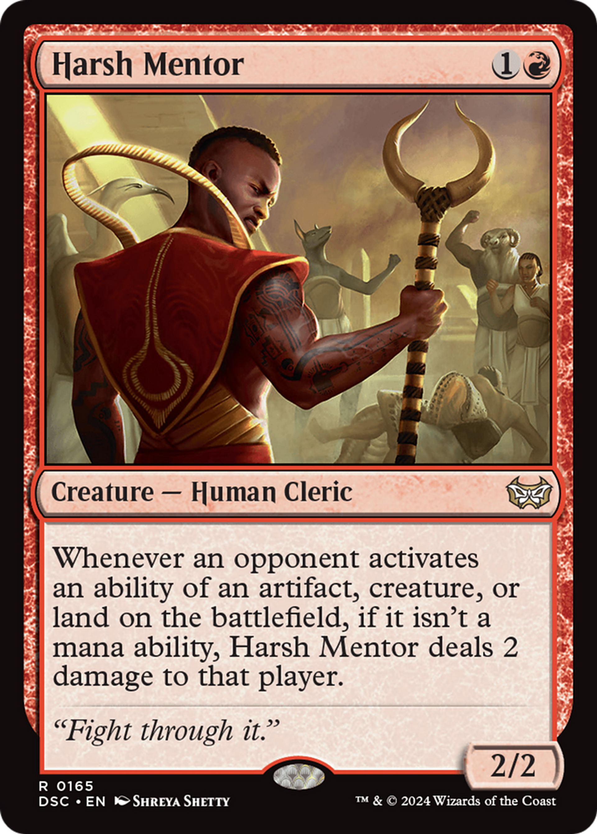 Mentor exigeant — Duskmourn: House of Horror Commander — Magic: The Gathering