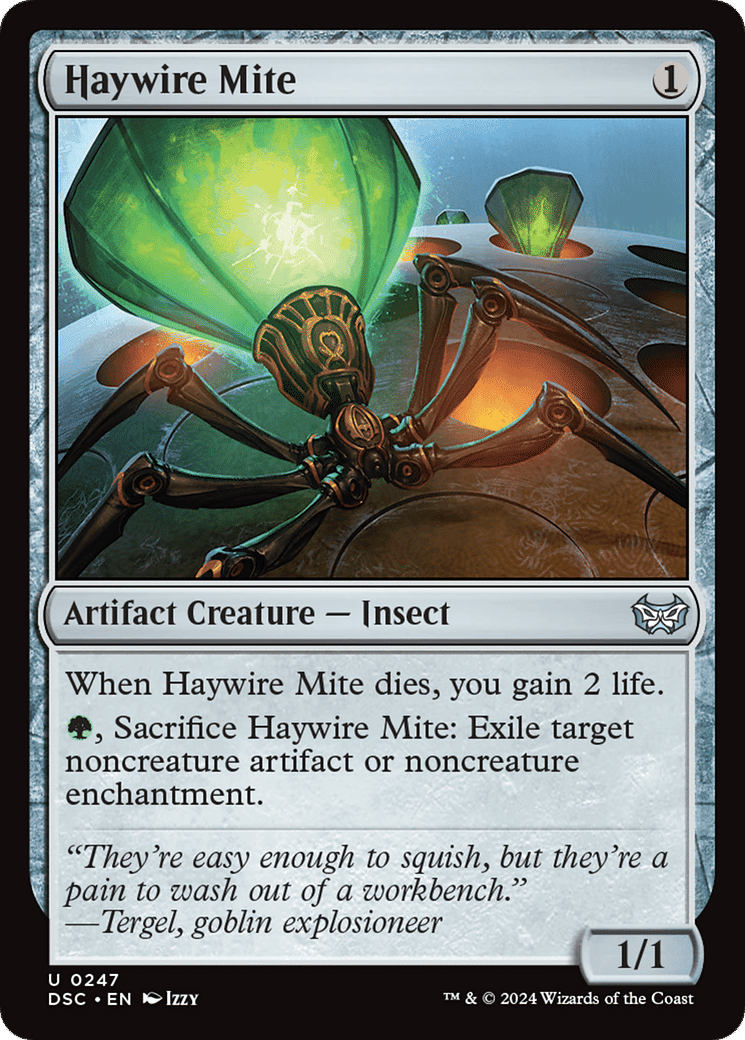 Haywire Mite — Duskmourn: House of Horror Commander — Magic: The Gathering