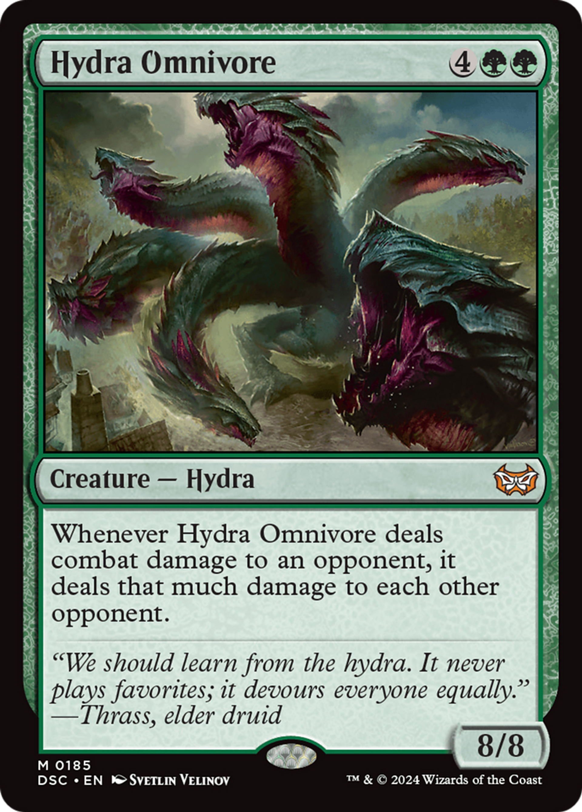 Hydre omnivore — Duskmourn: House of Horror Commander — Magic: The Gathering
