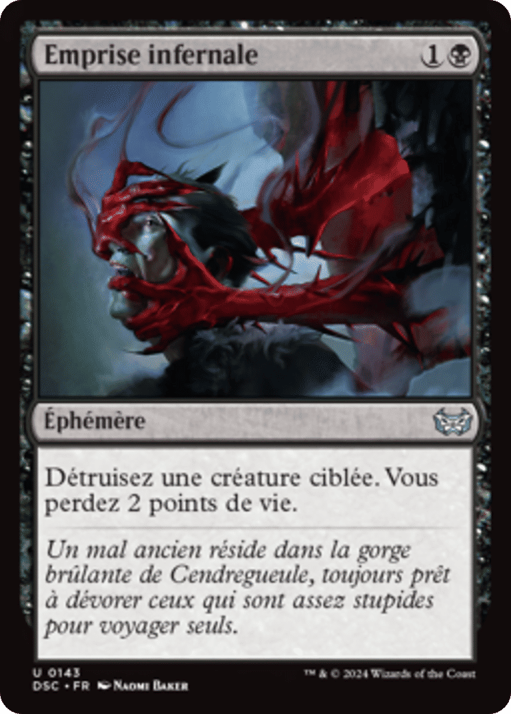 Emprise infernale from Duskmourn: House of Horror Commander - Magic: The Gathering
