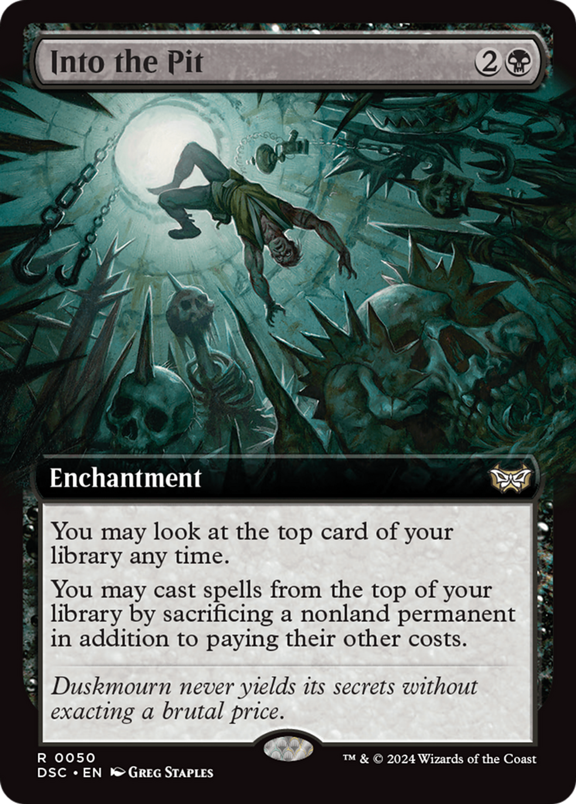 Into the Pit — Duskmourn: House of Horror Commander — Magic: The Gathering