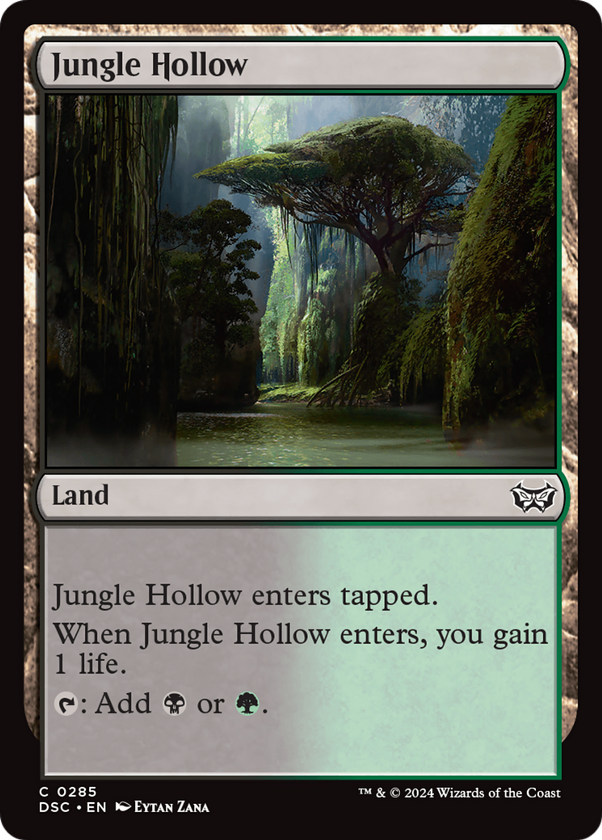 Dépression de jungle — Duskmourn: House of Horror Commander — Magic: The Gathering