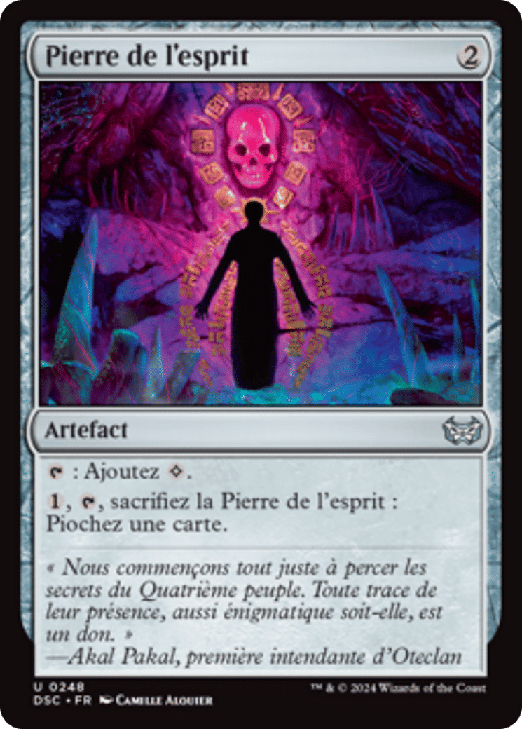 Pierre de l'esprit — Duskmourn: House of Horror Commander — Magic: The Gathering
