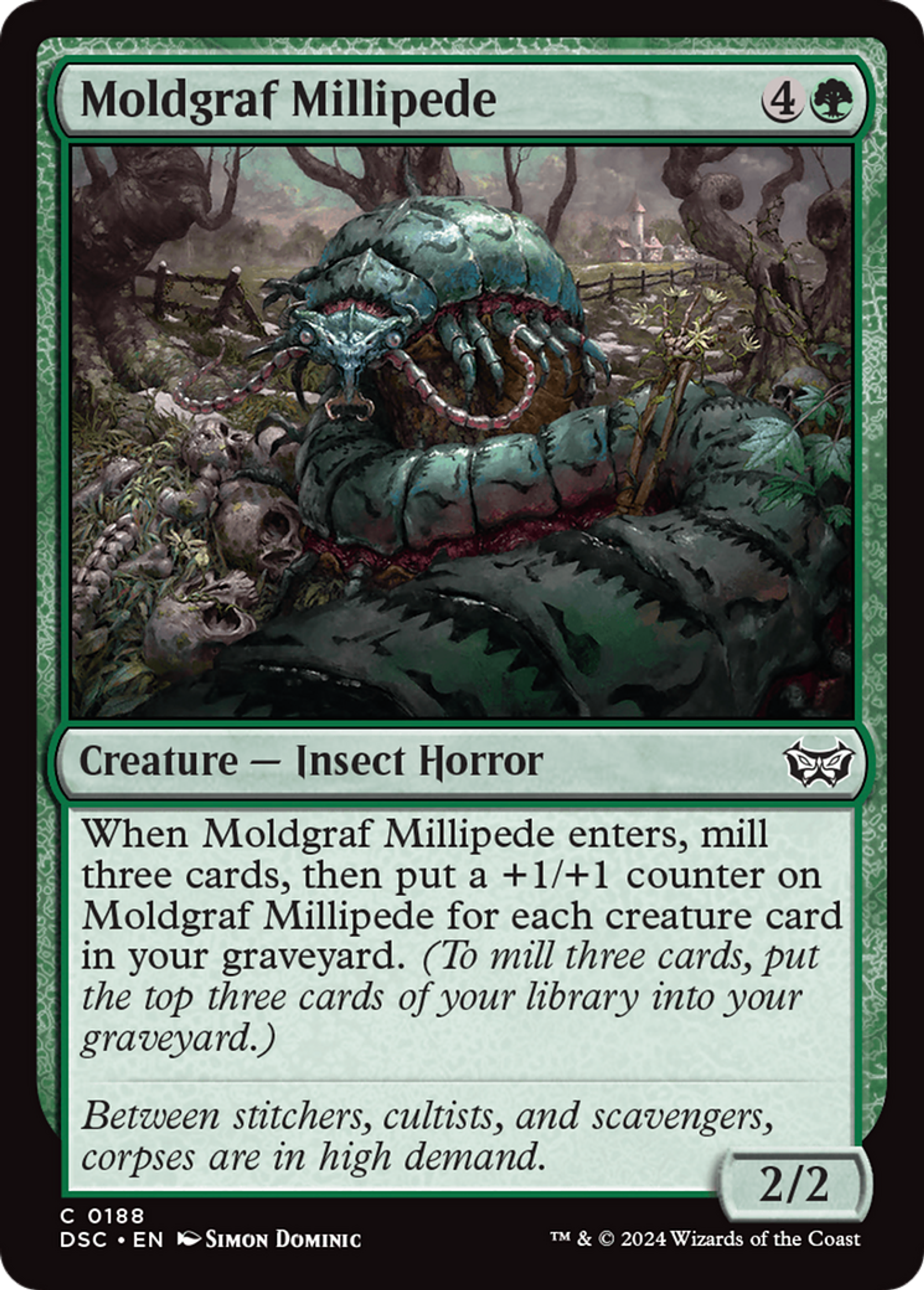 Diplopode du moldgraf — Duskmourn: House of Horror Commander — Magic: The Gathering