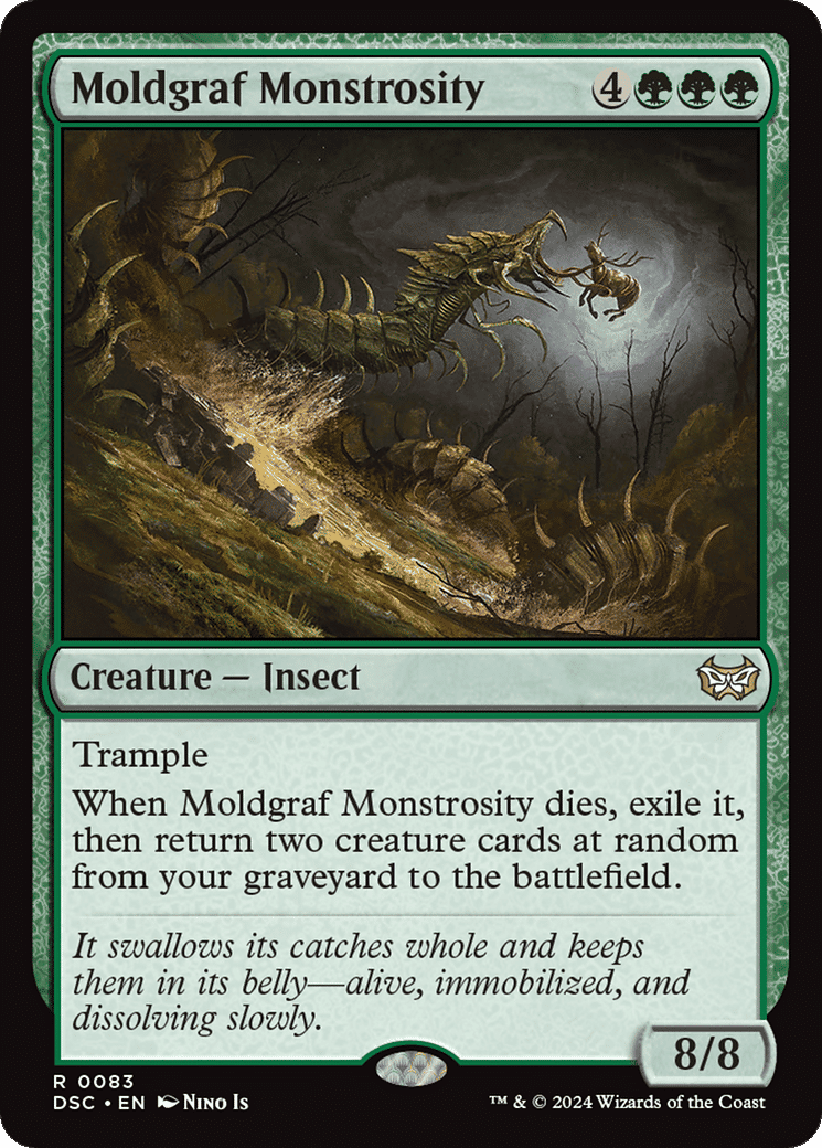 Moldgraf Monstrosity — Duskmourn: House of Horror Commander — Magic: The Gathering