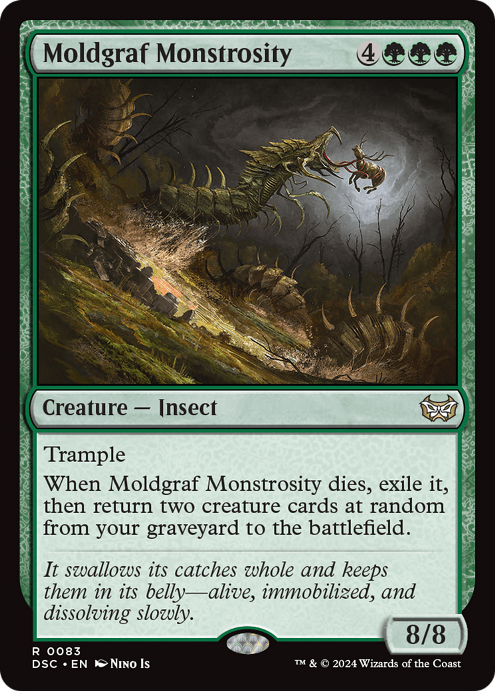 Moldgraf Monstrosity — Duskmourn: House of Horror Commander — Magic: The Gathering