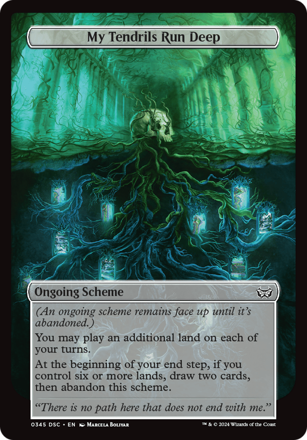 My Tendrils Run Deep — Duskmourn: House of Horror Commander — Magic: The Gathering