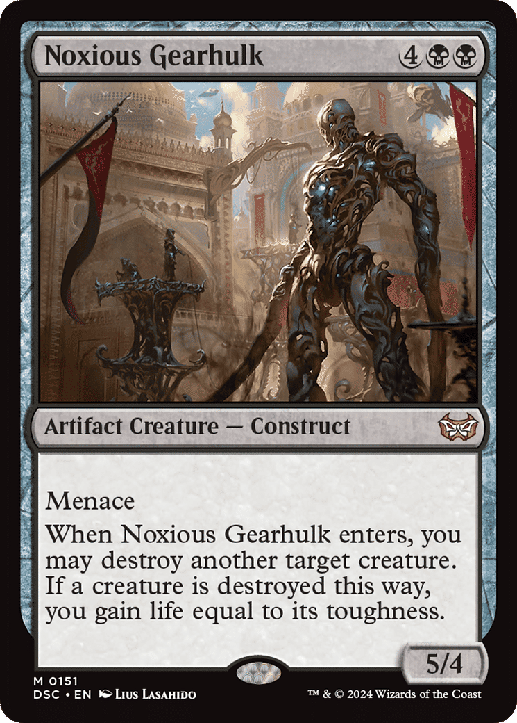 Noxious Gearhulk — Duskmourn: House of Horror Commander — Magic: The Gathering