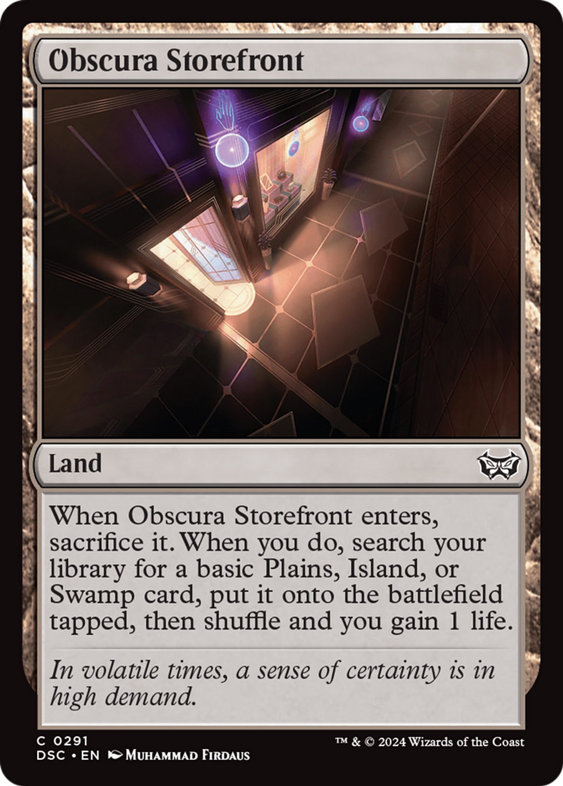 Obscura Storefront — Duskmourn: House of Horror Commander — Magic: The Gathering