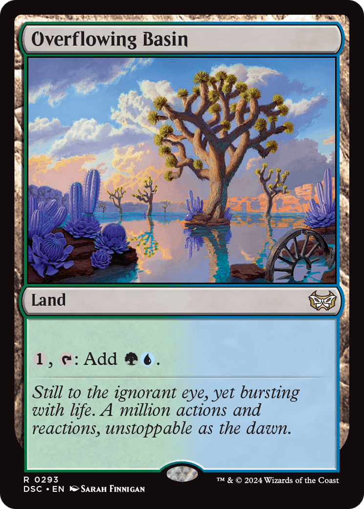 Overflowing Basin — Duskmourn: House of Horror Commander — Magic: The Gathering