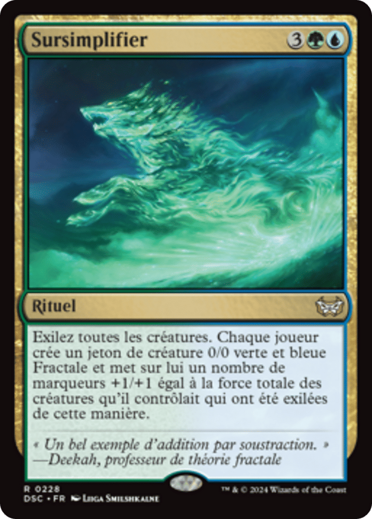 Sursimplifier — Duskmourn: House of Horror Commander — Magic: The Gathering