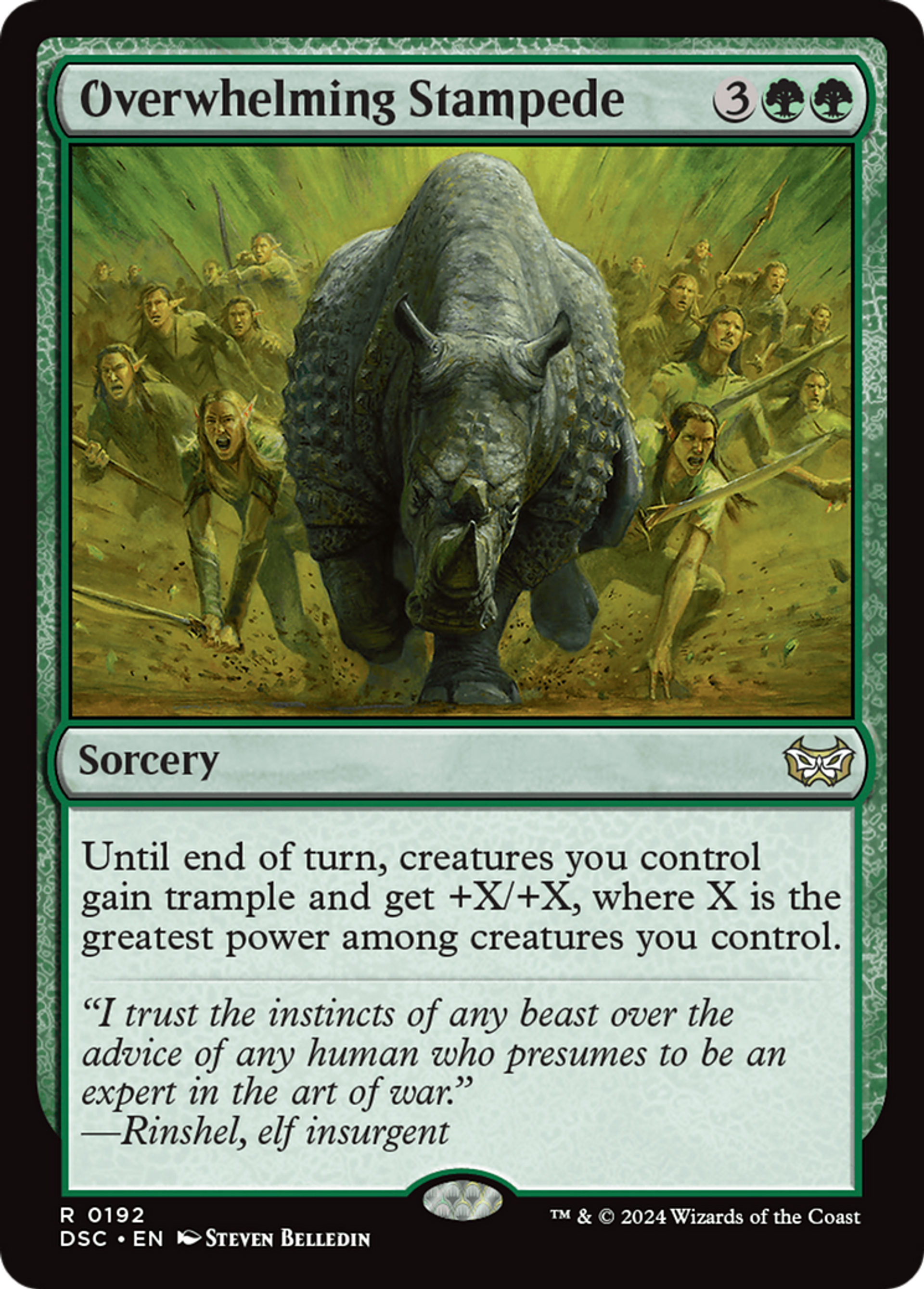Ruée irrésistible — Duskmourn: House of Horror Commander — Magic: The Gathering
