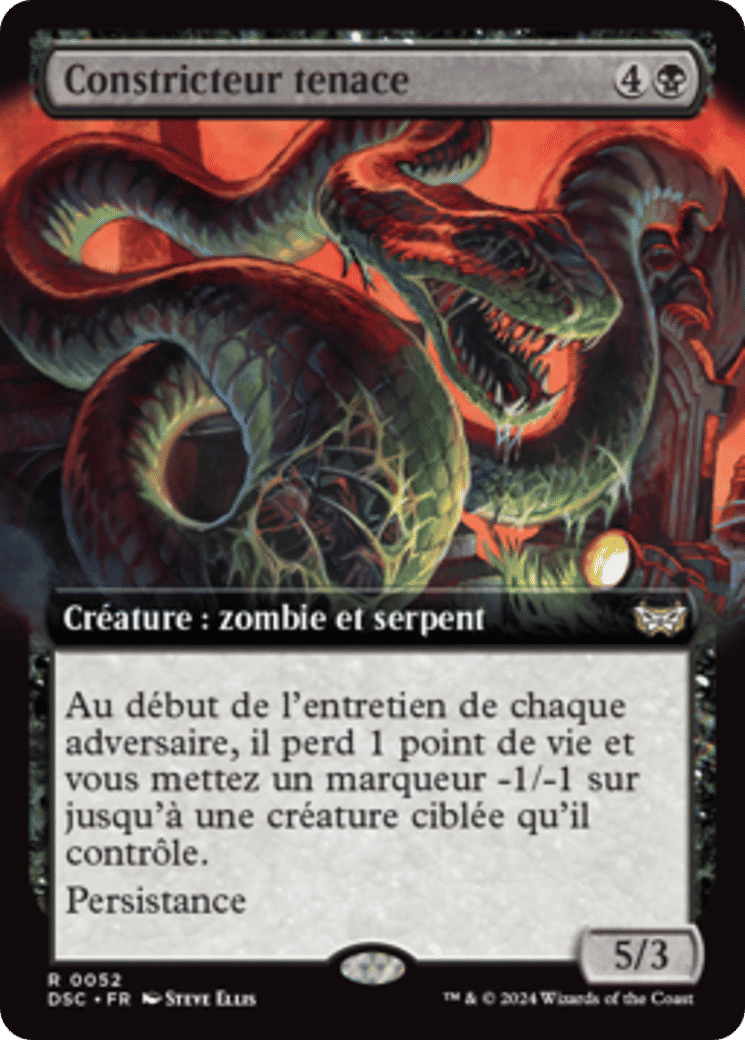 Constricteur tenace — Duskmourn: House of Horror Commander — Magic: The Gathering