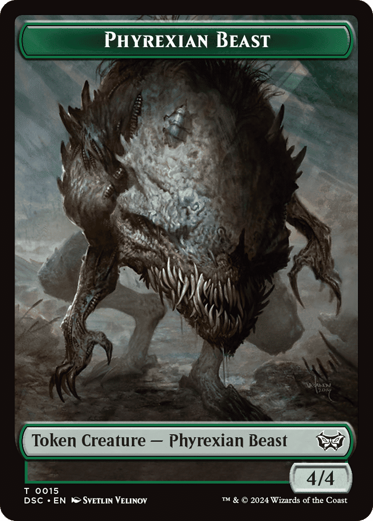 Phyrexian Beast — Duskmourn: House of Horror Commander — Magic: The Gathering