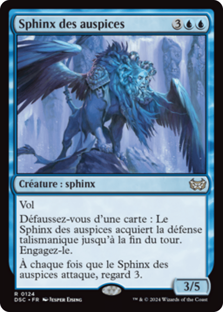 Sphinx des auspices — Duskmourn: House of Horror Commander — Magic: The Gathering