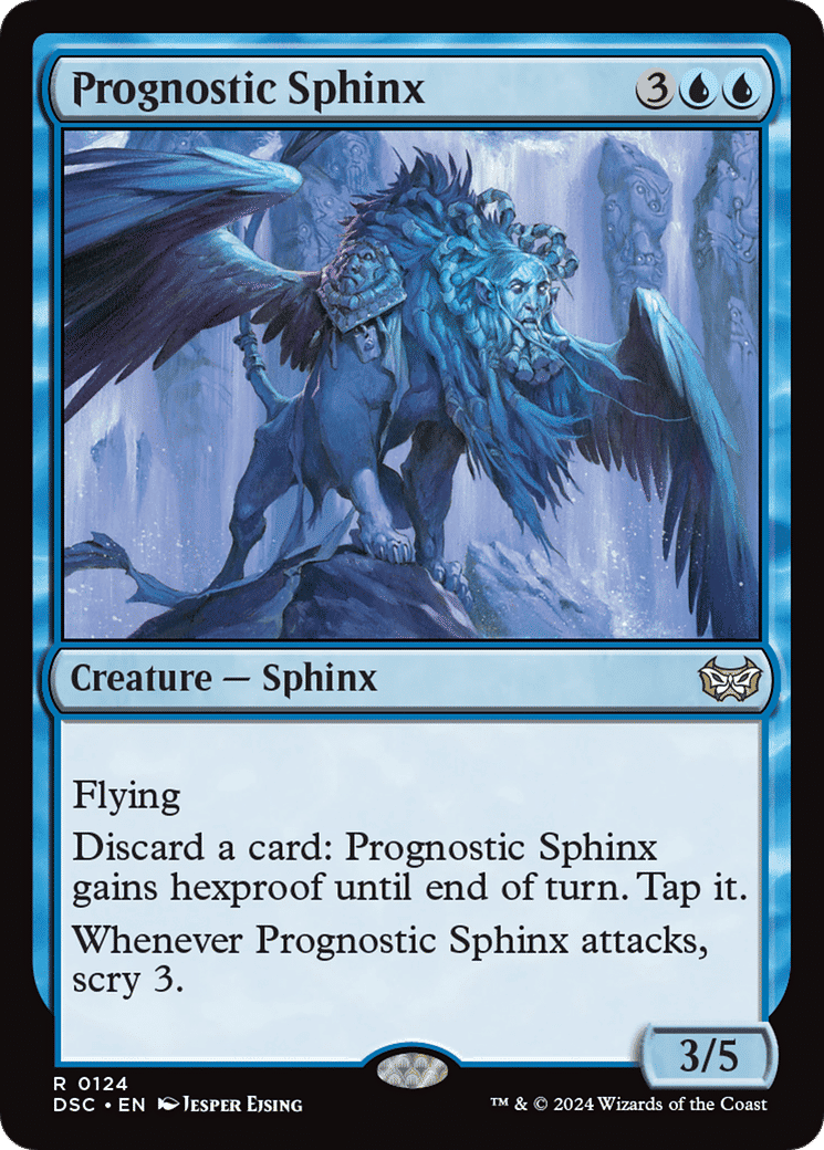 Prognostic Sphinx — Duskmourn: House of Horror Commander — Magic: The Gathering