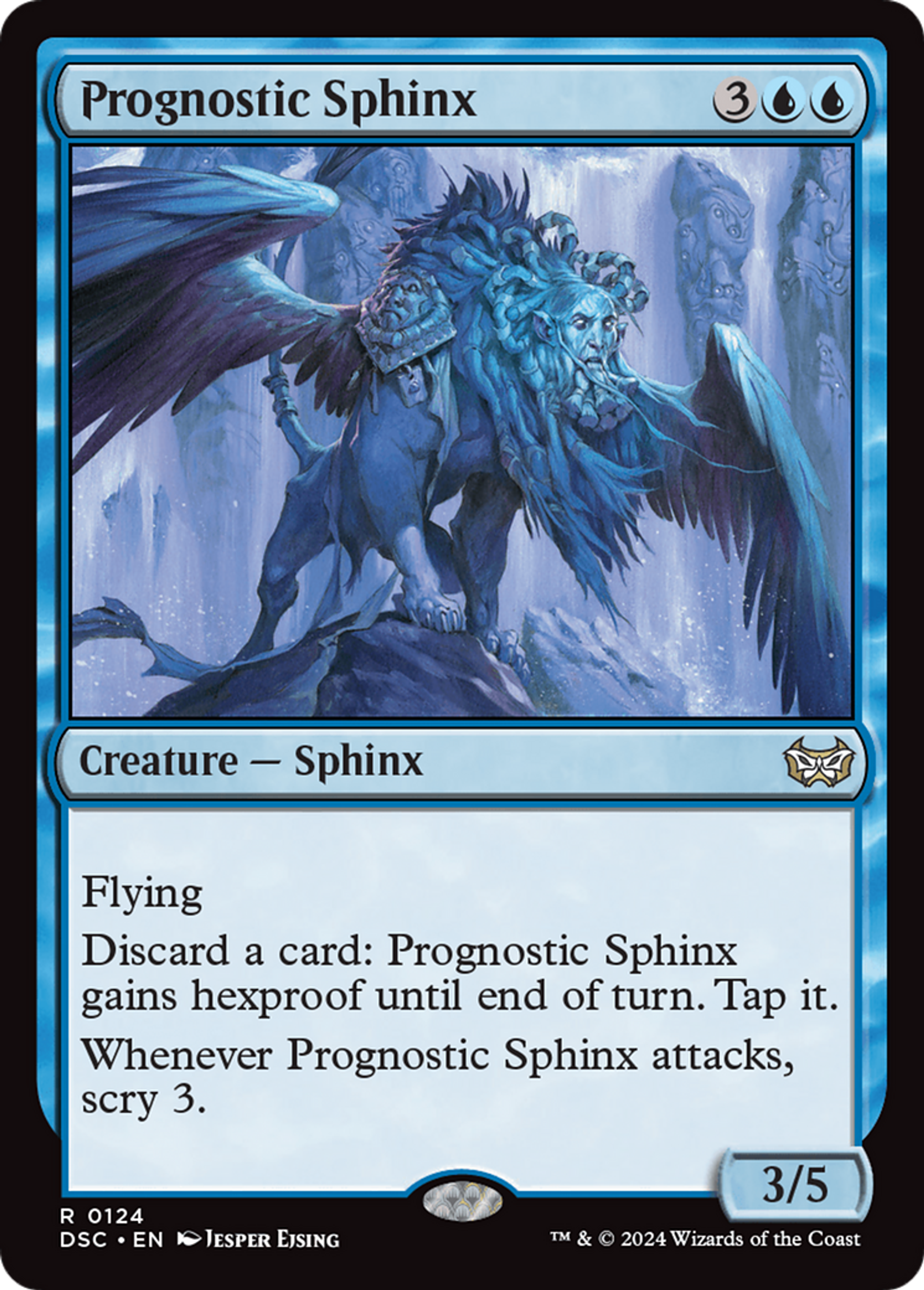 Sphinx des auspices — Duskmourn: House of Horror Commander — Magic: The Gathering