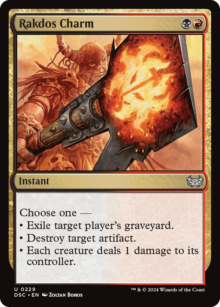 Rakdos Charm — Duskmourn: House of Horror Commander — Magic: The Gathering
