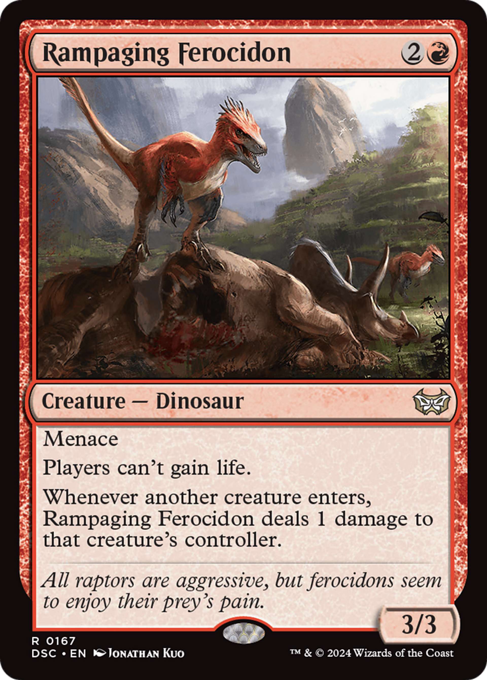 Rampaging Ferocidon — Duskmourn: House of Horror Commander — Magic: The Gathering