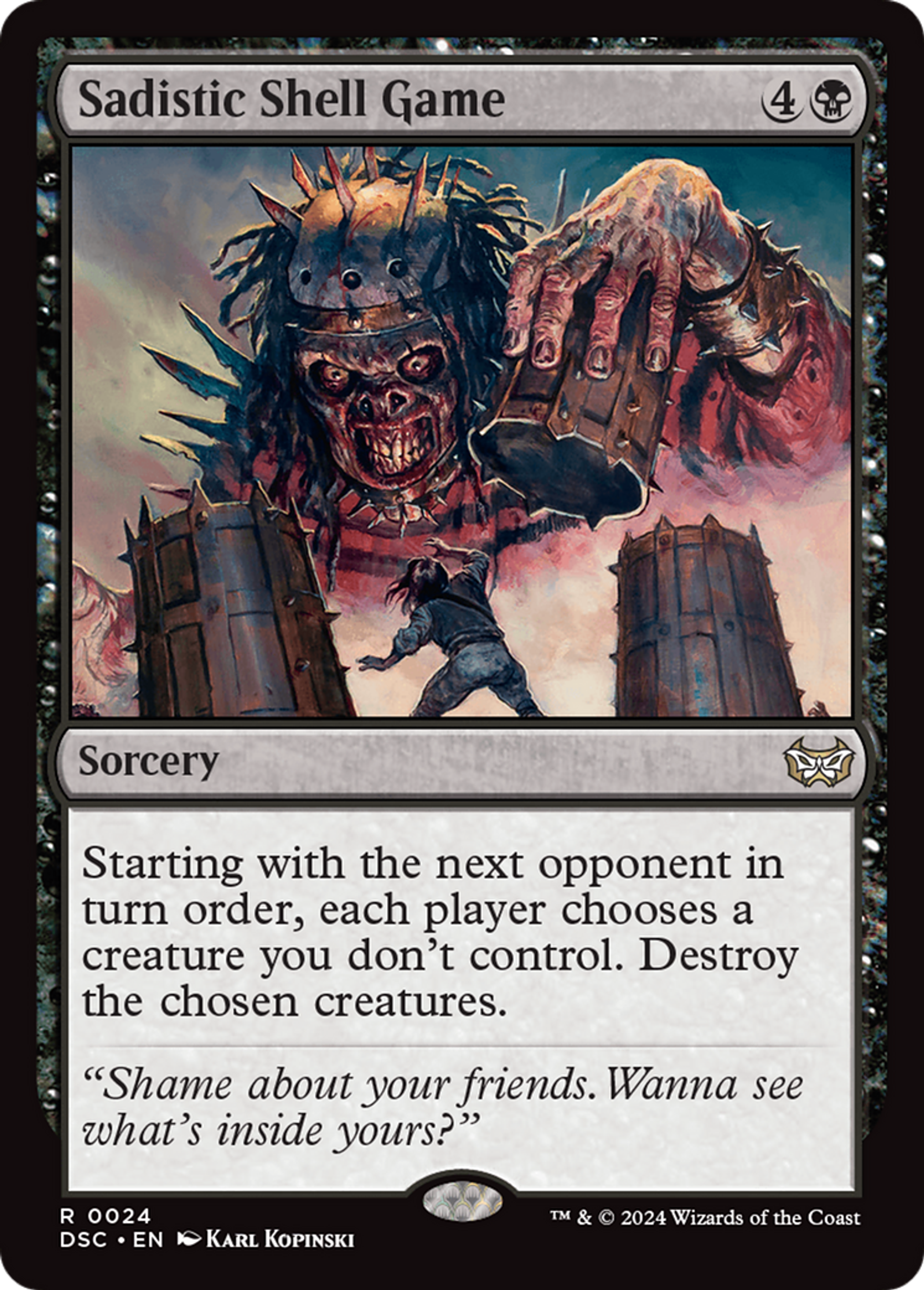 Bonneteau sadique — Duskmourn: House of Horror Commander — Magic: The Gathering