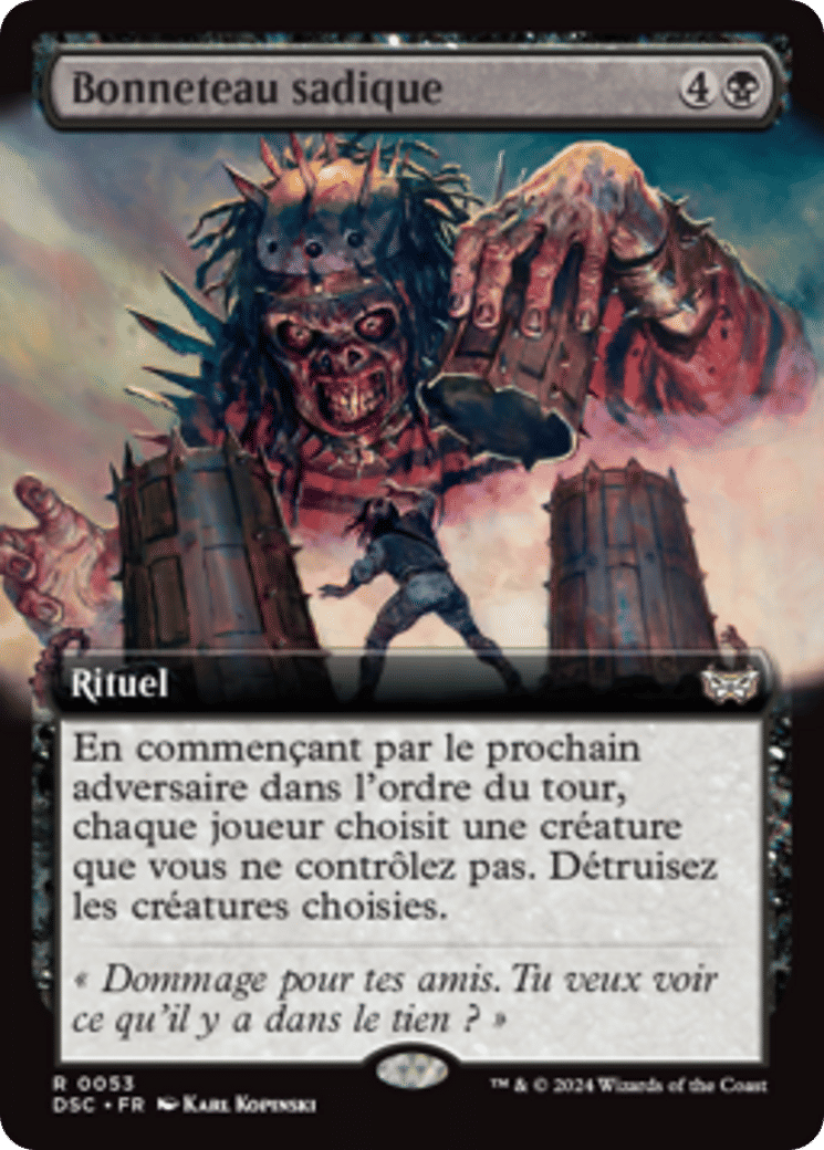Bonneteau sadique — Duskmourn: House of Horror Commander — Magic: The Gathering
