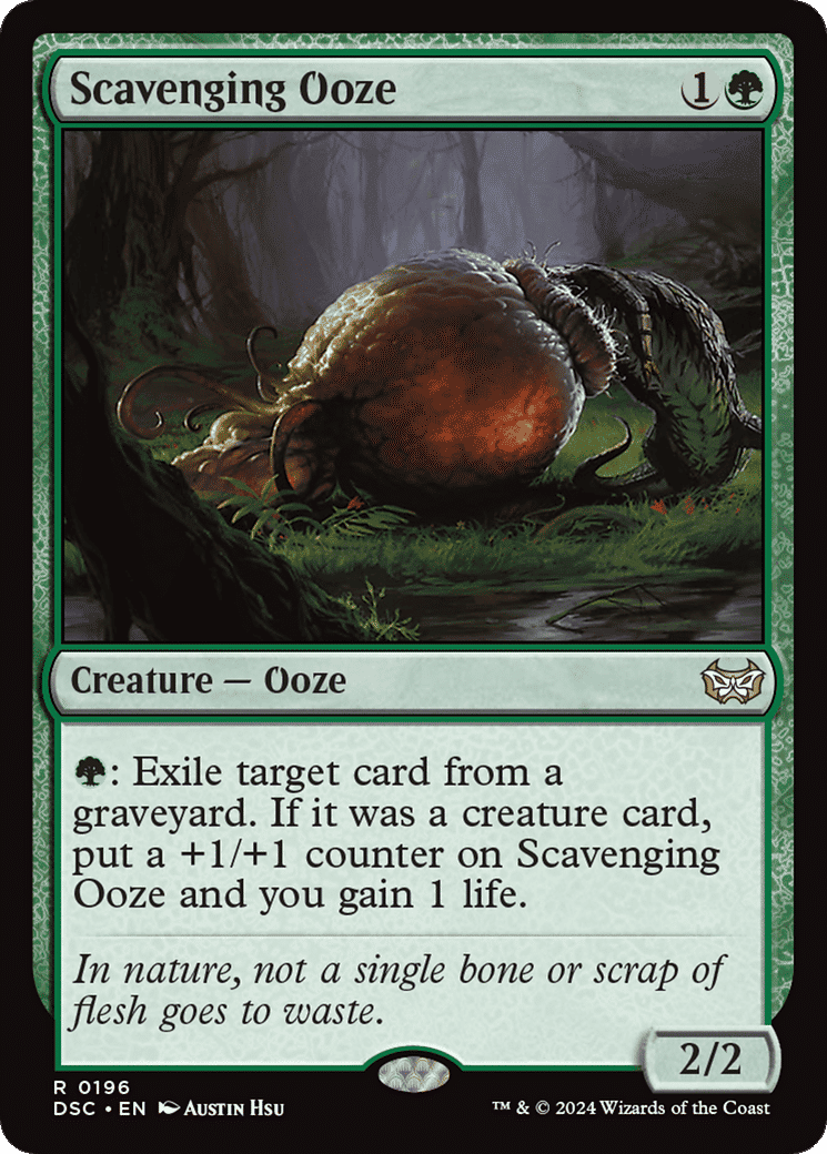 Scavenging Ooze — Duskmourn: House of Horror Commander — Magic: The Gathering