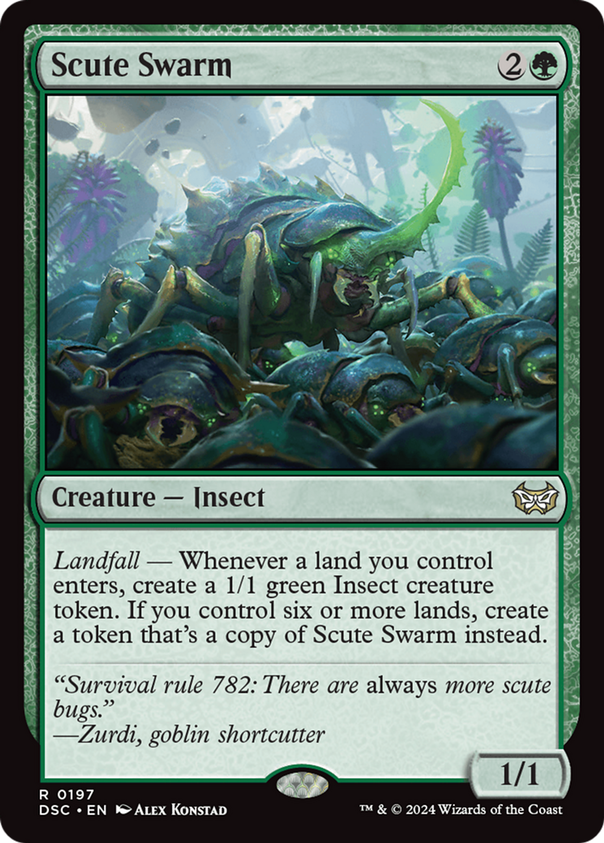 Colonie de scalaires — Duskmourn: House of Horror Commander — Magic: The Gathering