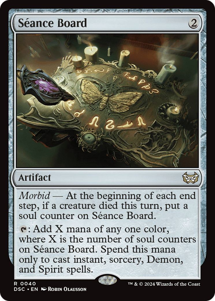 Séance Board — Duskmourn: House of Horror Commander — Magic: The Gathering