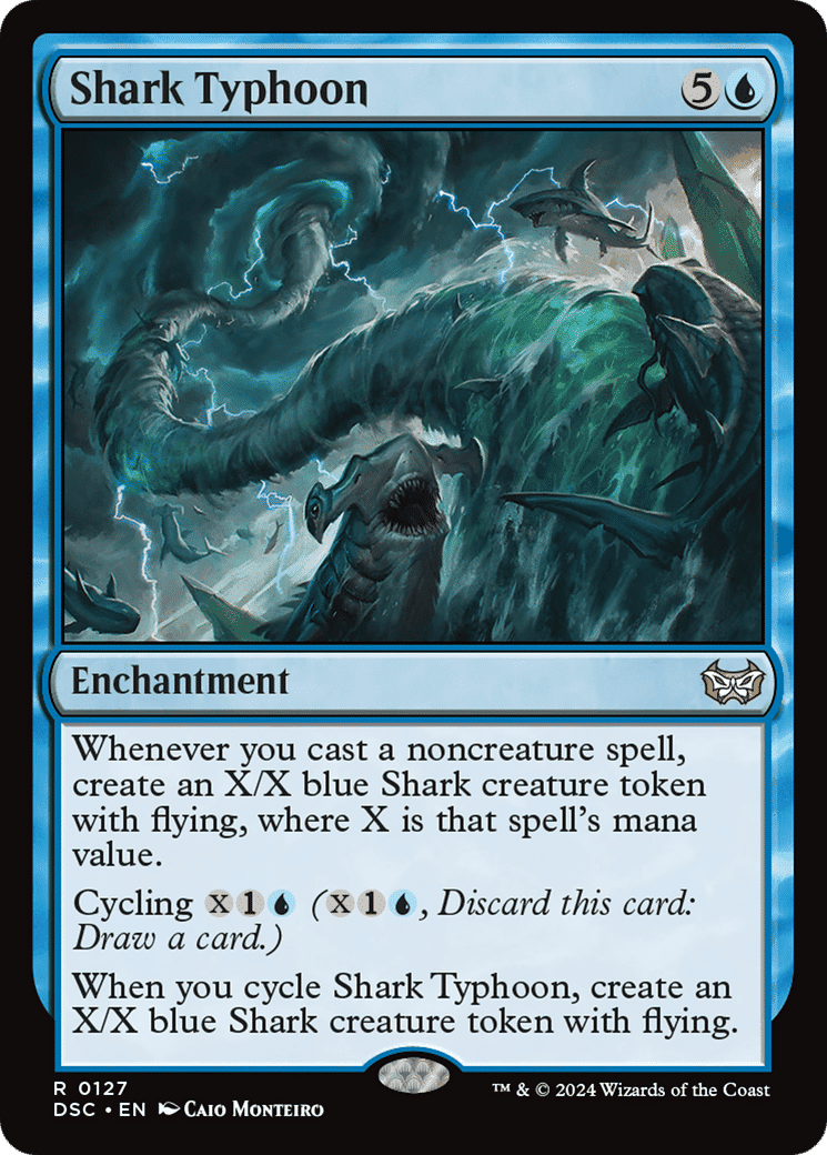 Shark Typhoon — Duskmourn: House of Horror Commander — Magic: The Gathering