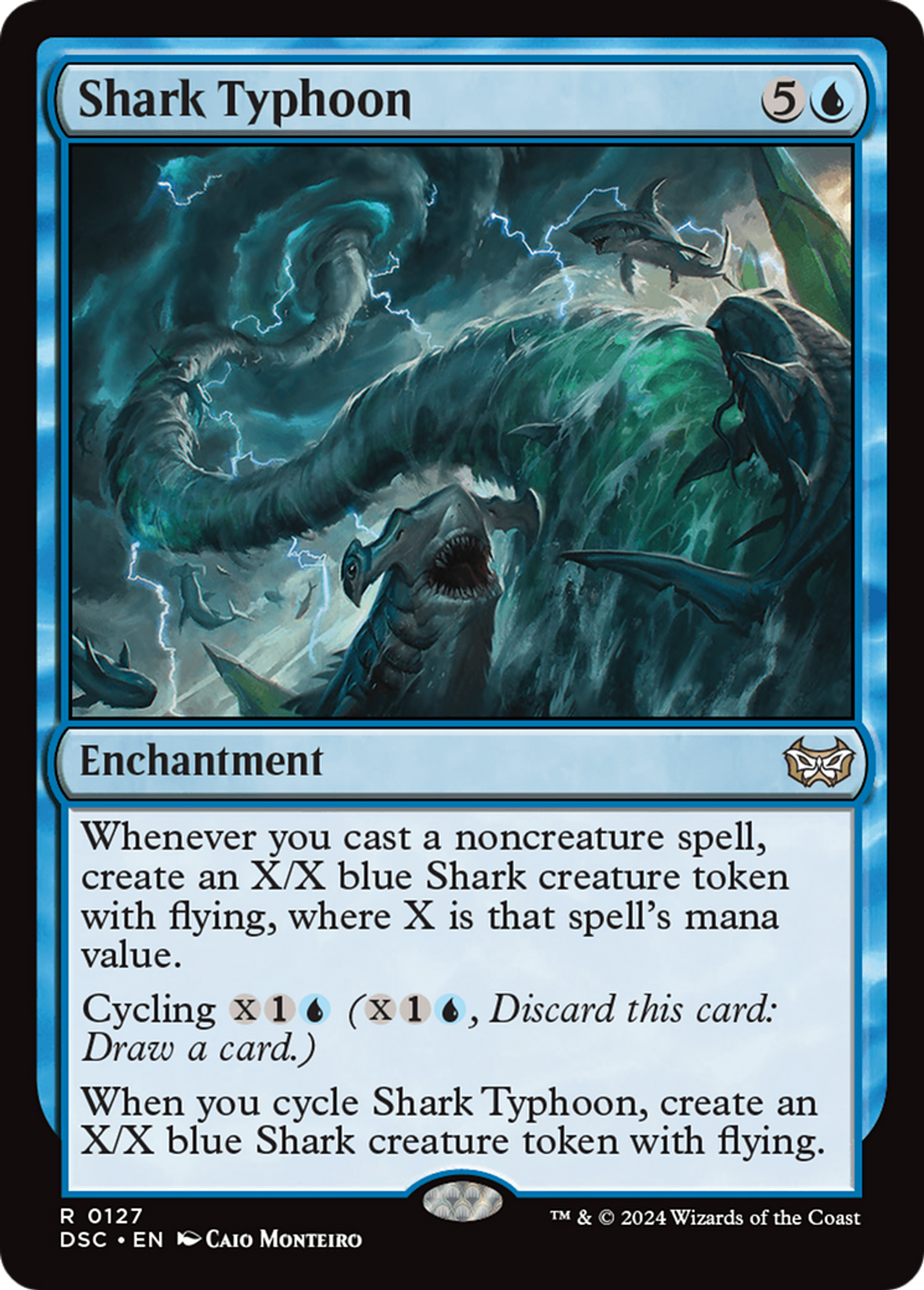 Typhon de requins — Duskmourn: House of Horror Commander — Magic: The Gathering