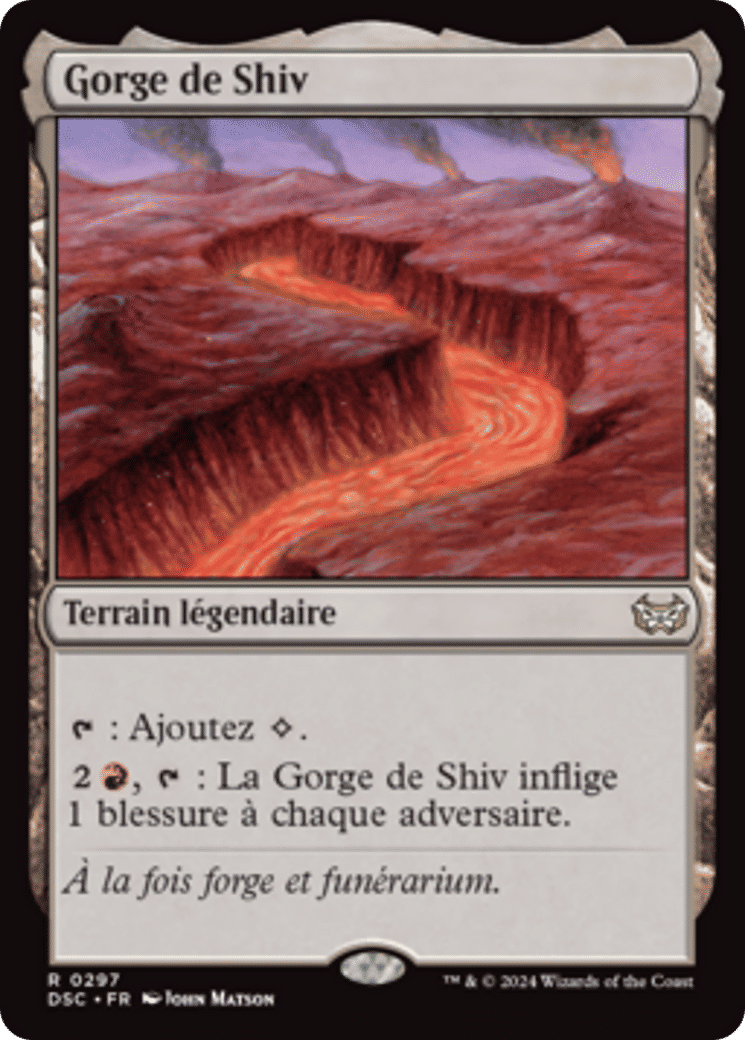 Gorge de Shiv — Duskmourn: House of Horror Commander — Magic: The Gathering