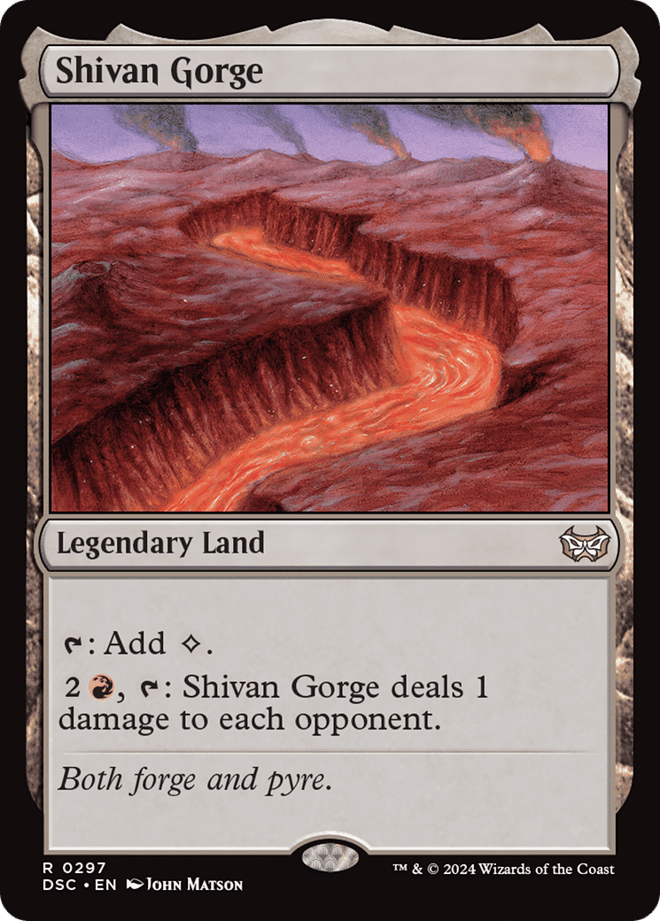 Shivan Gorge — Duskmourn: House of Horror Commander — Magic: The Gathering