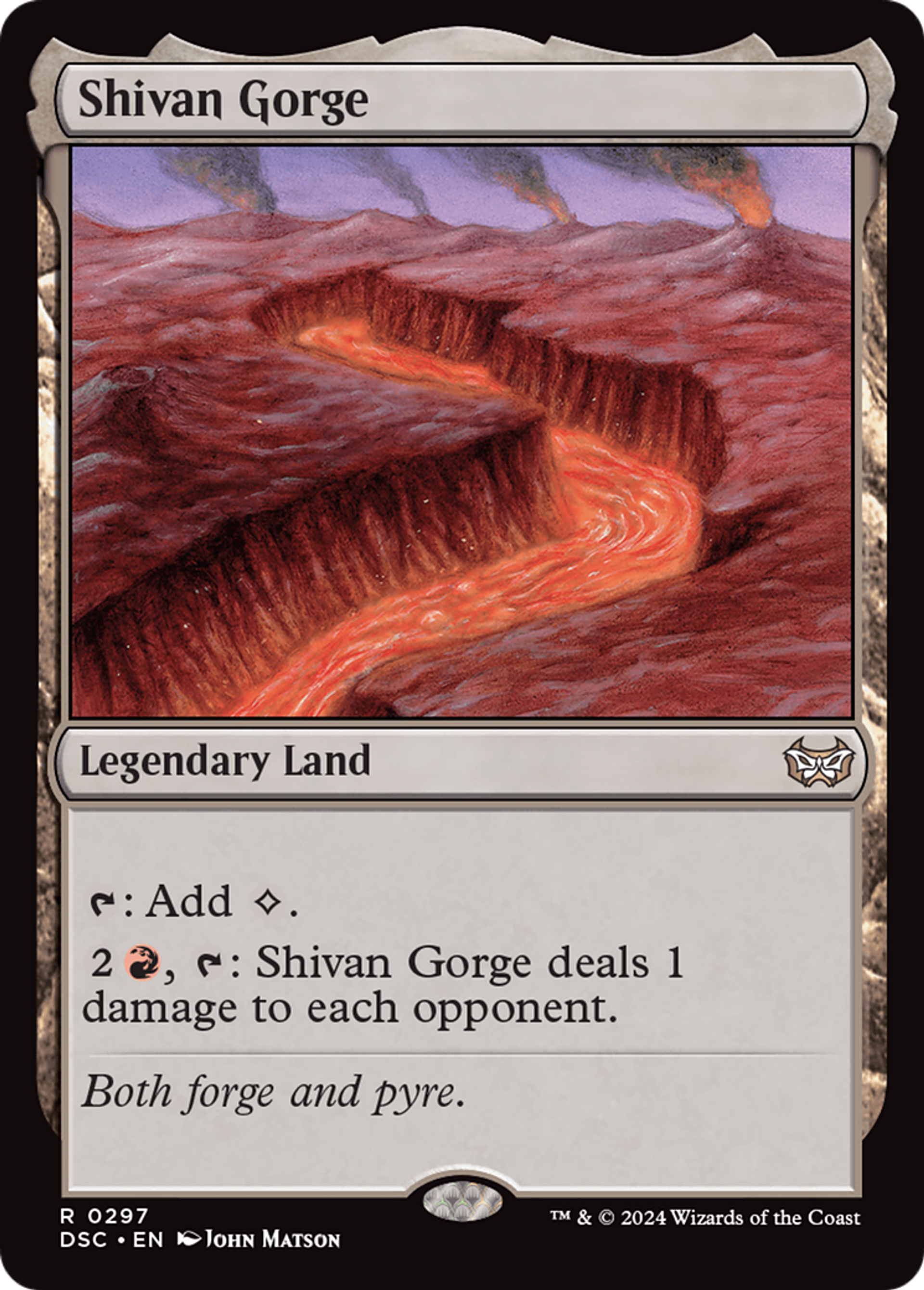 Shivan Gorge — Duskmourn: House of Horror Commander — Magic: The Gathering