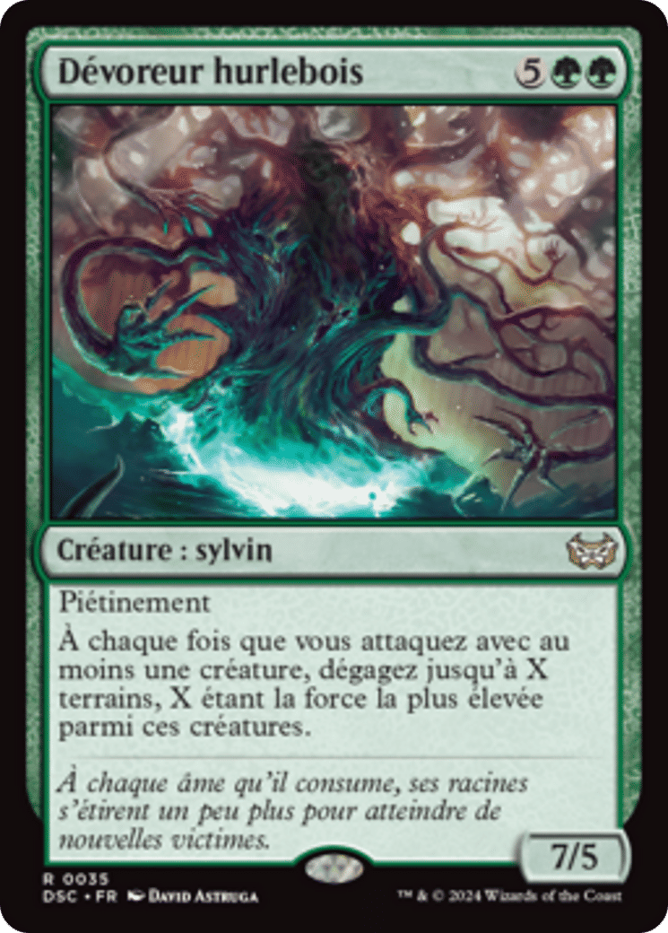 Dévoreur hurlebois — Duskmourn: House of Horror Commander — Magic: The Gathering