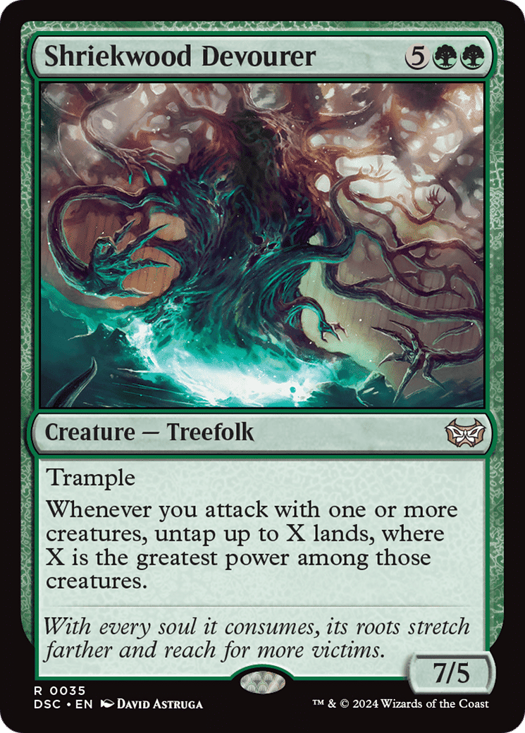 Shriekwood Devourer — Duskmourn: House of Horror Commander — Magic: The Gathering